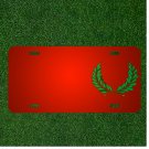 Custom Personalized License Plate With Add Names To Vines Green Branches