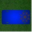 Custom Personalized License Plate With Add Names To Wheel Dhamma Wheel