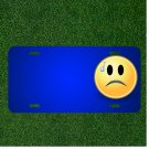 Custom Personalized License Plate With Add Names To Emote Sad Stressed