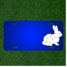 Custom Personalized License Plate With Add Names To Rabbit Pattern Carrot