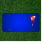 Custom Personalized License Plate With Add Names To Balloon Heart Valentine