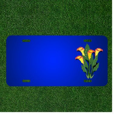 Custom Personalized License Plate With Add Names To Calla Clip Art