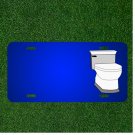 Custom Personalized License Plate With Add Names To Toilet Washroom Bathroom