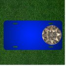Custom Personalized License Plate With Add Names To Deco Pattern Metallizer