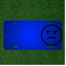 Custom Personalized License Plate With Add Names To Comic Depressed Despondent