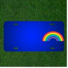 Custom Personalized License Plate With Add Names To Rainbow Default Colors