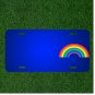 Custom Personalized License Plate With Add Names To Rainbow Default Colors