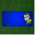 Custom Personalized License Plate With Add Names To Bucket Water Cleaning