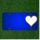 Custom Personalized License Plate With Add Names To Favorite Heart Unselected