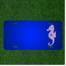Custom Personalized License Plate With Add Names To Seahorse Animal Ocean