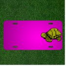 Custom Personalized Car License Plate With Add Names To Tortoise Green
