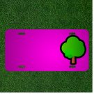 Custom Personalized Car License Plate With Add Names To Tree Ecology