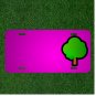Custom Personalized Car License Plate With Add Names To Tree Ecology