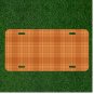 Custom Personalized License Plate Tag With Amazing Ginger Background Add Names