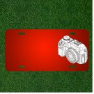 Custom Personalized License Plate With Add Names To Digital Camera Photography