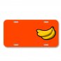 Bananas Food Fruit Yellow Bananas On License Plate Car Front Add Names
