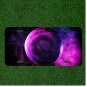 Custom Personalized License Plate Auto Tag With Purple Globe Swirling Design