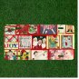 Custom Personalized License Plate Auto Tag With Santa Claus And Teddy Bears