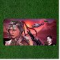 Custom Personalized License Plate Auto Tag With Galaxy Women And Space Ship