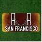 Custom Personalized License Plate Auto Tag With San Francisco Bridge California