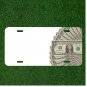 Custom Personalized License Plate Auto Tag With Dollar Bills Design Add Names