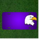 Custom Personalized License Plate With Add Names To Head Eagle Bird Bald