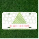 Custom Personalized License Plate With Creative Design Art With Merry Christmas