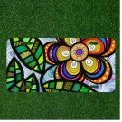 Custom Personalized License Plate Auto Tag With ARTISTIC Flowers And Leaves NEW