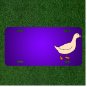 Custom Personalized License Plate With Add Names To Duck Walking Wings Bird
