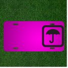 Custom Personalized Car License Plate With Add Names To Rain Warning Packaging