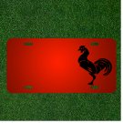 Custom Personalized License Plate With Add Names To Rooster Bird Chicken