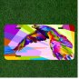 Custom Personalized License Plate Tag With Animal Decoration Colorful Eagle