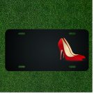 Custom Personalized License Plate With Add Names To Red Buttom Heels Design NEW