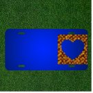 Custom Personalized License Plate With Add Names To Heart 4-Leaf Clover Square