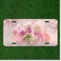 Creative License Plate Auto Tag With Amazing Heavenly Flowers View