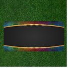 Custom Personalized Car License Plate With Frame Border Colorful Pearl