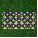 Custom Personalized Car License Plate With Seamless Pattern Background