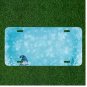Custom Personalized License Plate Auto Tag With Snow Man Design Add Names