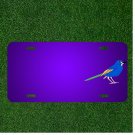Custom Personalized License Plate With Add Names To Bird Animal Blue Green