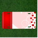 Custom Personalized License Plate Car Tag With Postcard Letter Banner Holiday
