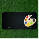 Custom Personalized License Plate With Add Names To Palette Paints Colors
