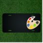 Custom Personalized License Plate With Add Names To Palette Paints Colors