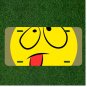 Custom Personalized License Plate Auto Tag With Tongue Out Rolling Eyes EMoji