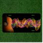 Custom Personalized License Plate Auto Tag With Guitar And Musical Notes NEW
