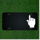 Custom Personalized License Plate With Add Names To Hand Finger Design NEW