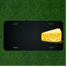 Custom Personalized License Plate With Add Names To Cheese Edam Cheese Slice