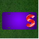 Custom Personalized License Plate With Add Names To Alphabet S Abc Letter