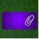 Custom Personalized License Plate With Add Names To Paper Clip Paper-Clip
