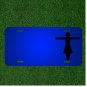 Custom Personalized License Plate With Add Names To Arms Out Bathroom Emblem