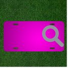 Custom Personalized Car License Plate With Add Names To Magnifying Glass Loupe